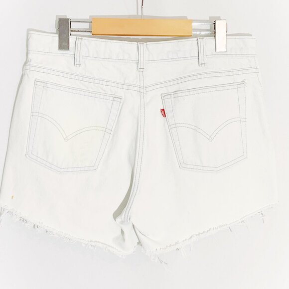 Vintage Levi's Faded Denim Shorts - Picture 3 of 10